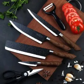  Enjoy a quality life: 50% discount  British professional chef knife set -6 pieces