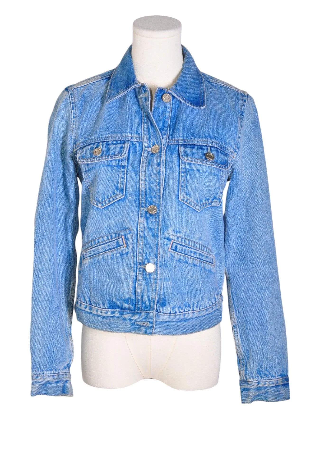 GAP Women Denim Jackets Regular fit in Blue - XS