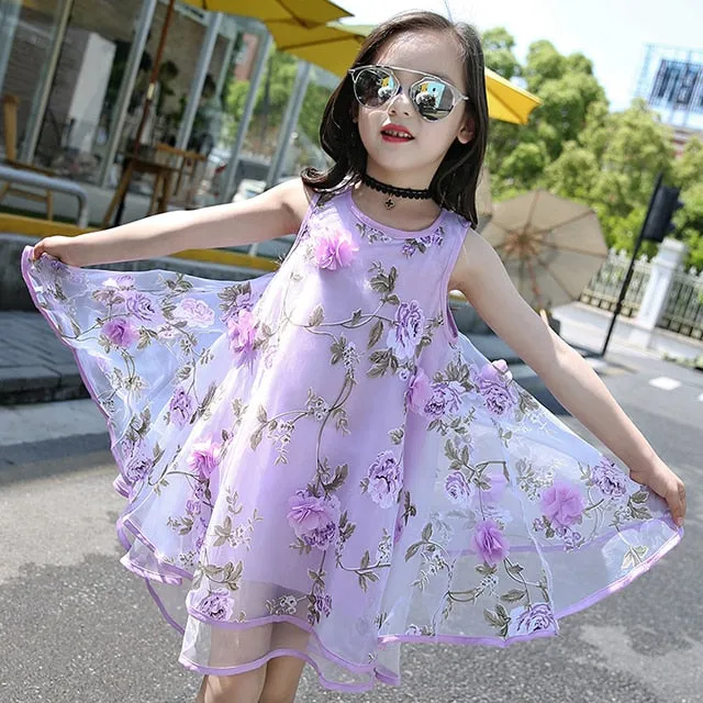 Girls Floral Dresses 6-14Years