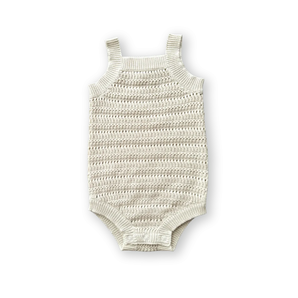 Grown Knitted Organic Singletsuit - Dune