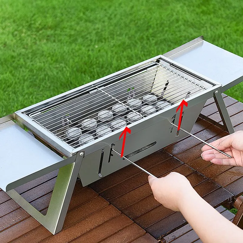 Hot Sale 50% 0FFStainless Steel Folding Outdoor BarbecueThe more you buy, the higher the discount