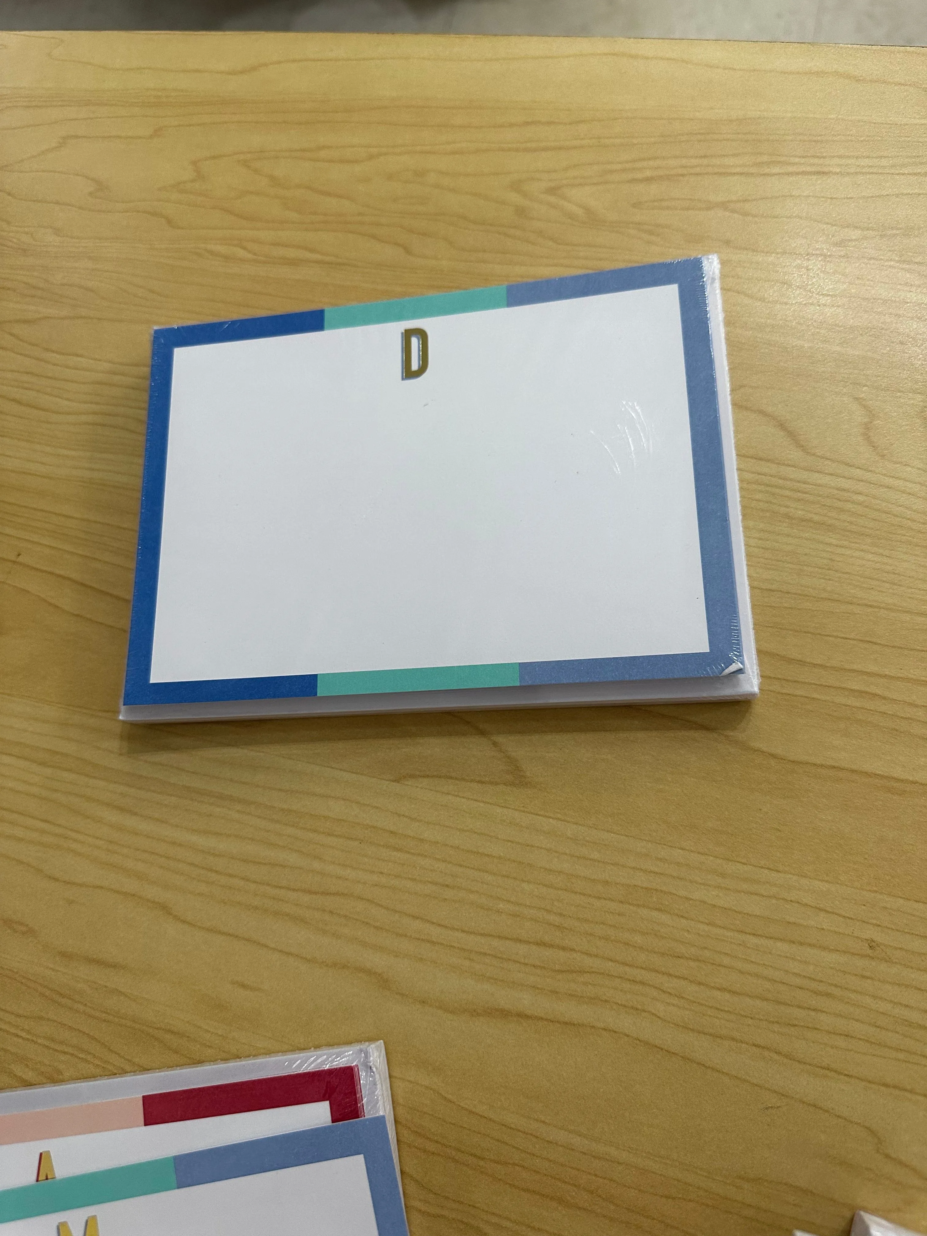 Initial Notecards Package 12