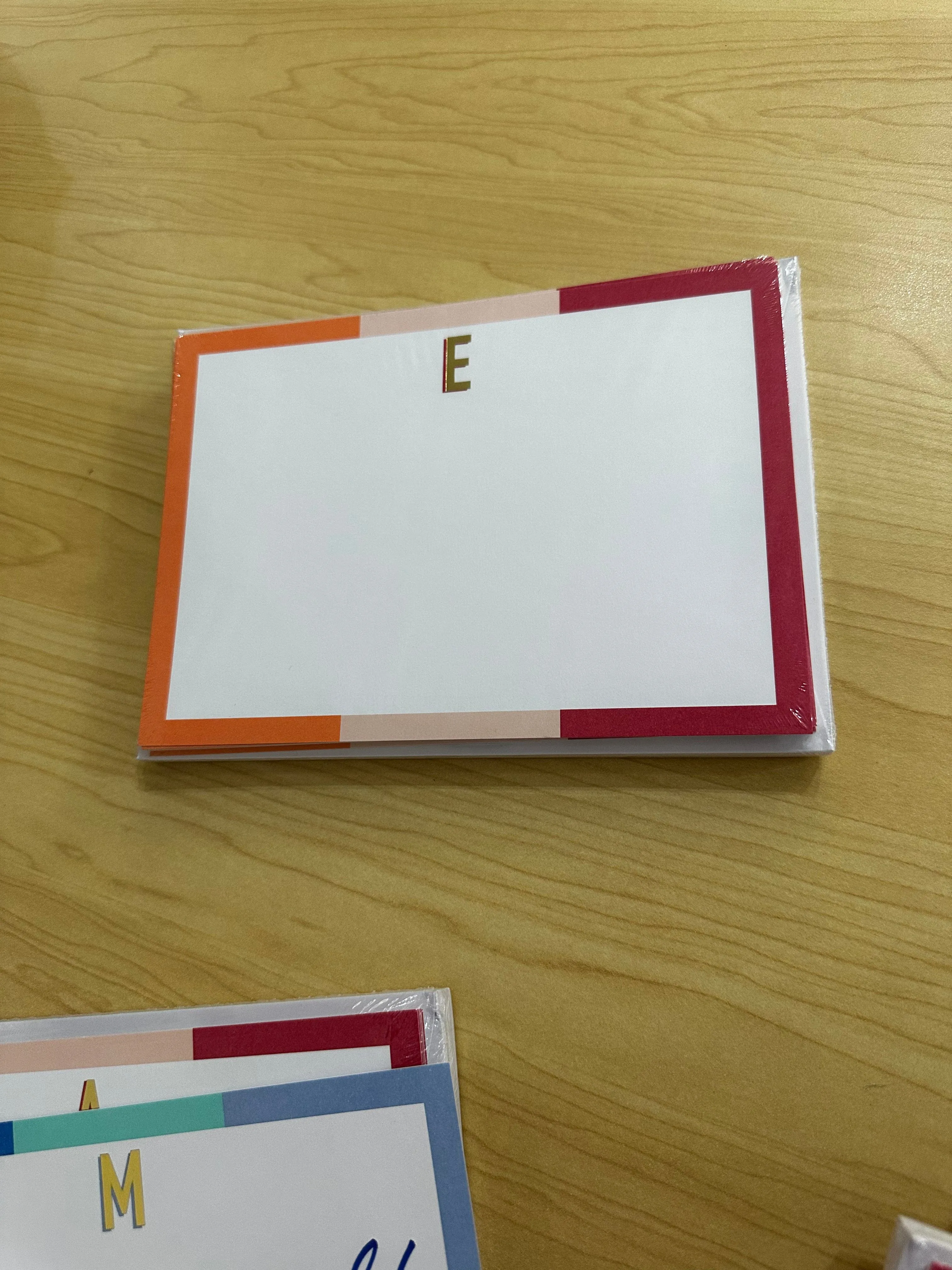 Initial Notecards Package 12