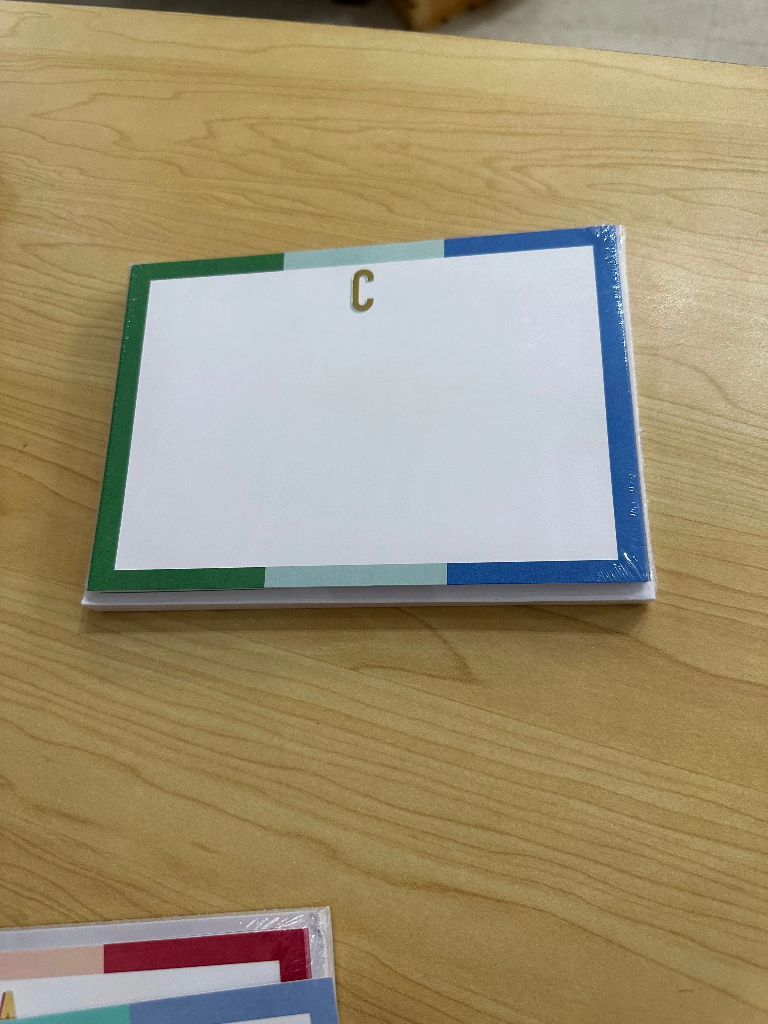 Initial Notecards Package 12