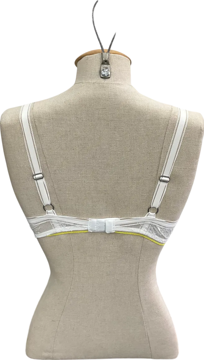 Lounge Underwear White Fleet Balcony Bra UK 34D