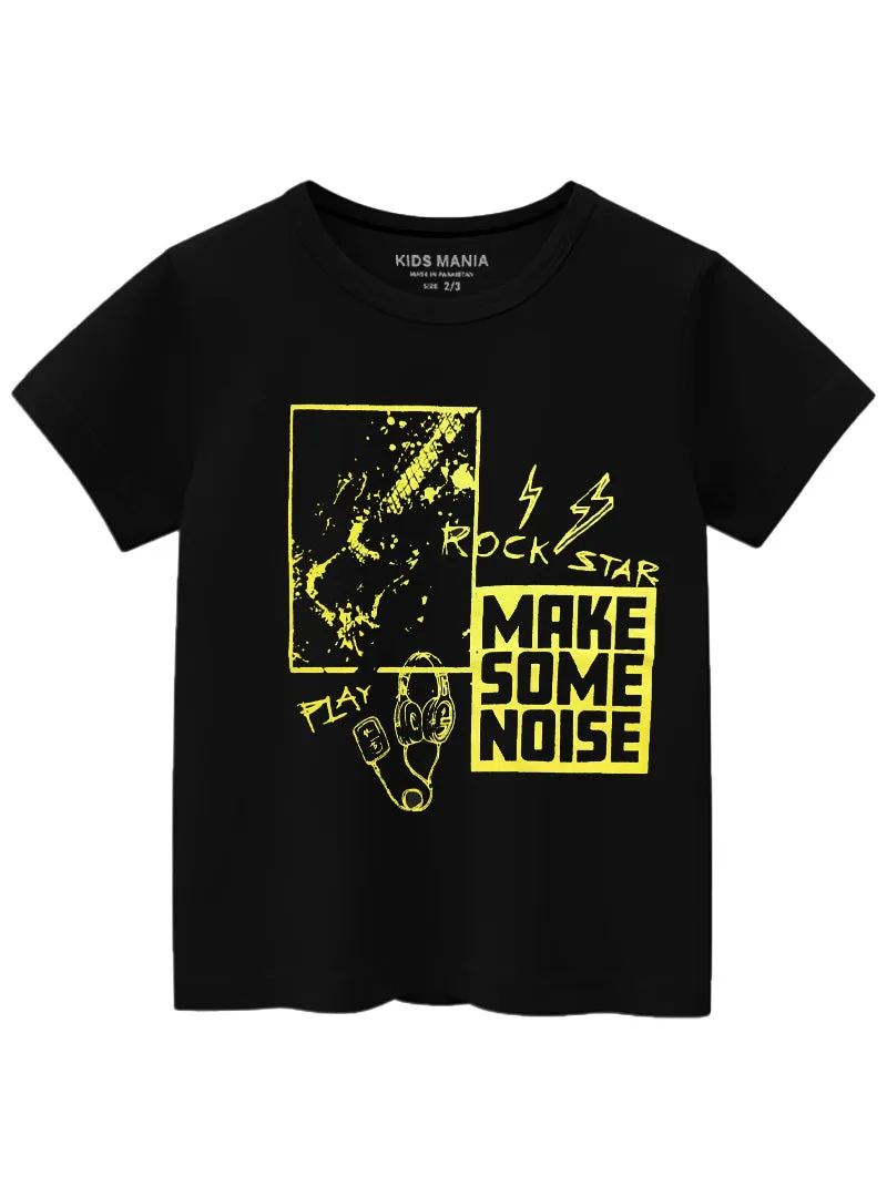 Play Rock Star Make Some Noise T-Shirts For Kids