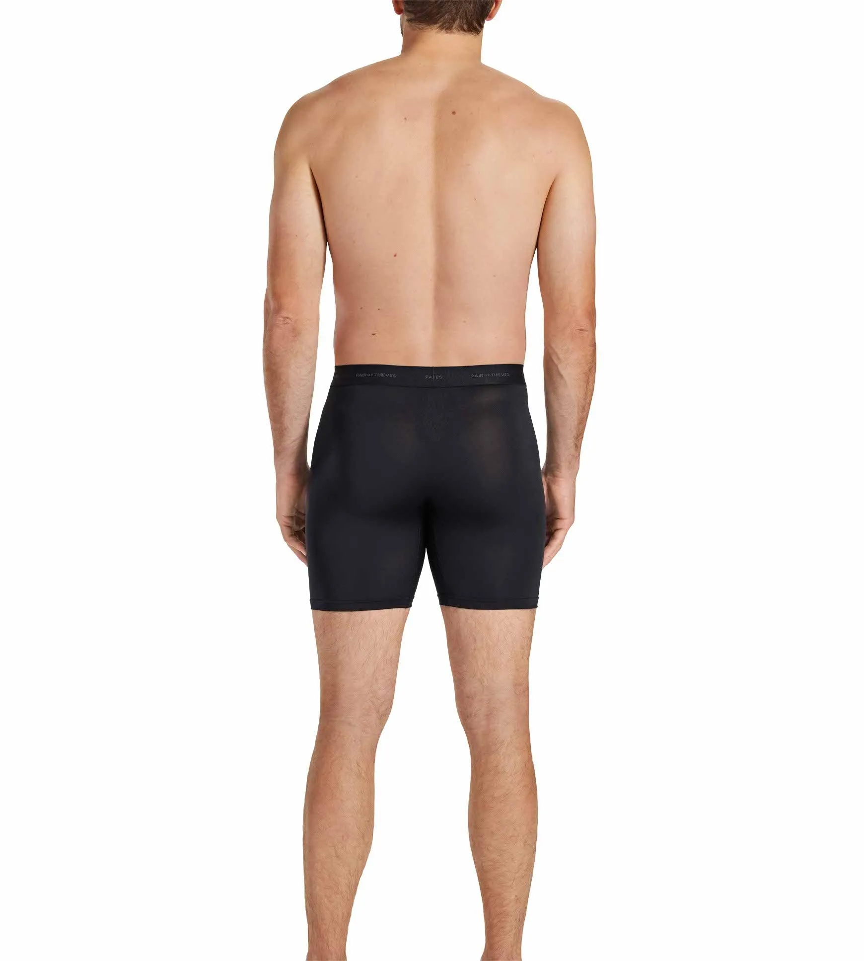 Quick Dry Action Blend Long Boxer Briefs 3 Pack