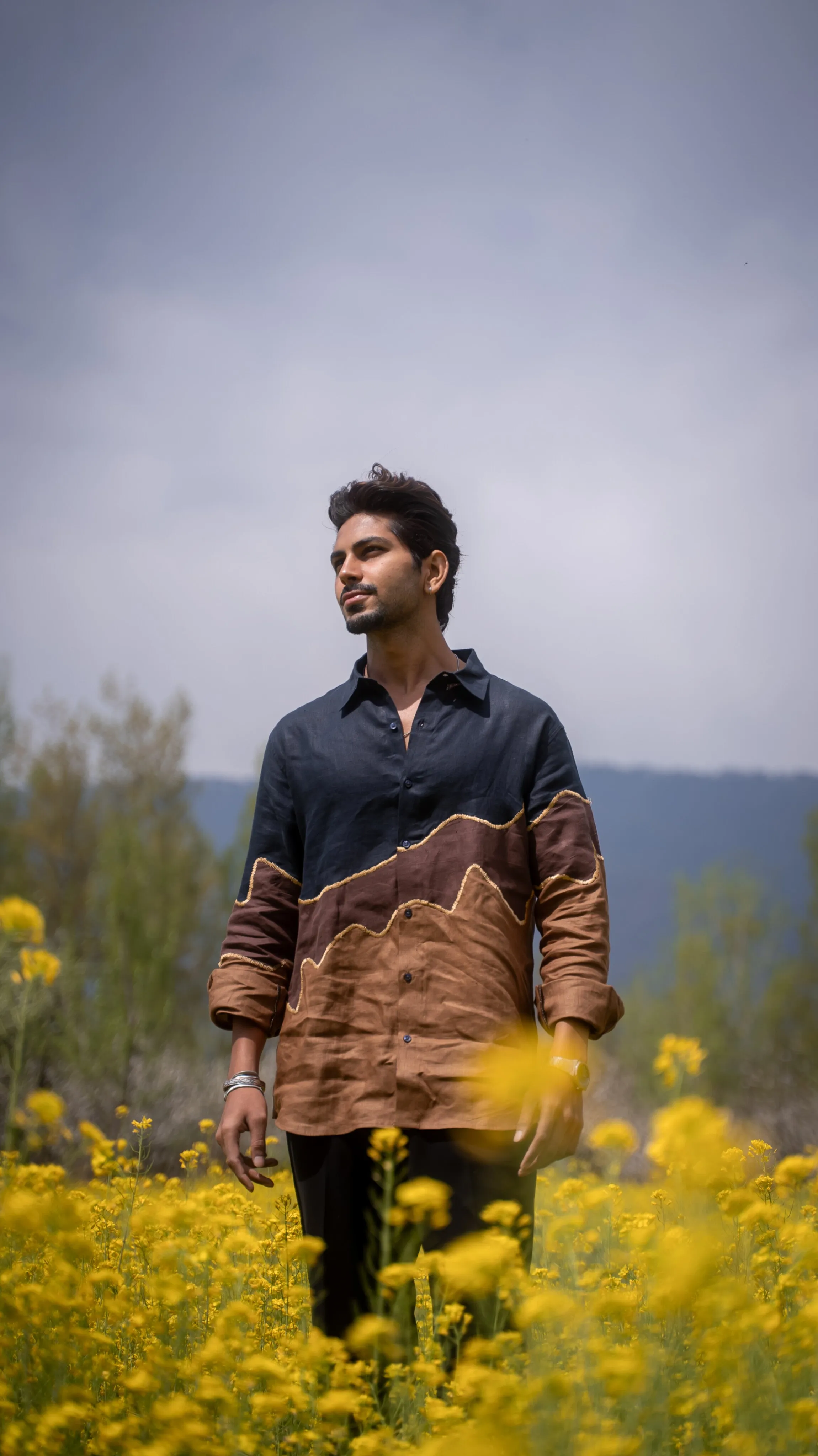 Rustic Trails Pure Linen Designer Shirt
