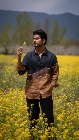 Rustic Trails Pure Linen Designer Shirt