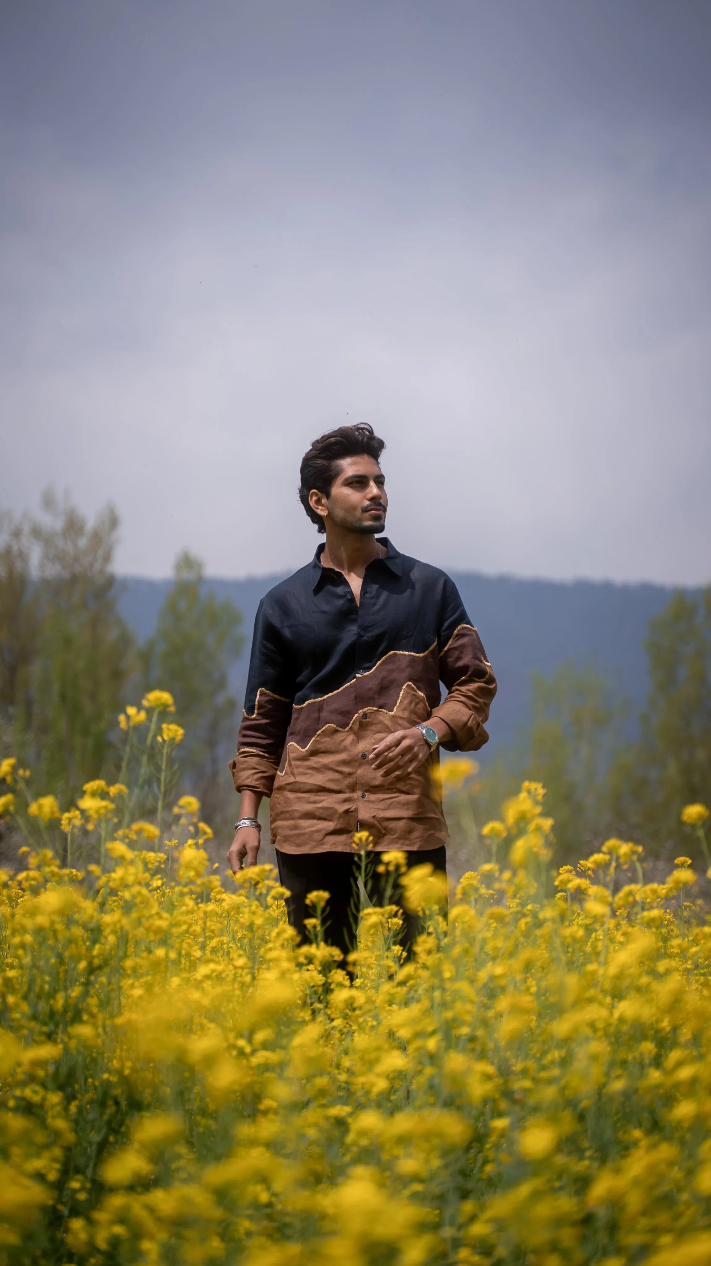 Rustic Trails Pure Linen Designer Shirt