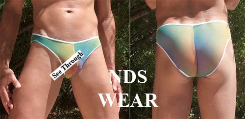 Sheer Rainbow Bikini Underwear