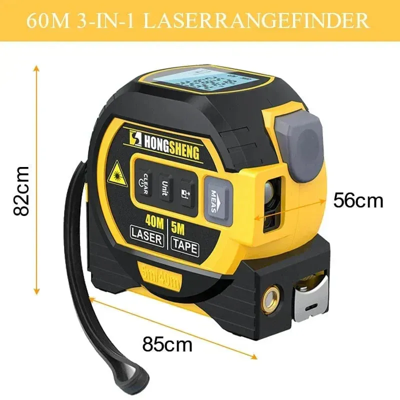 The maximum discount is 49%3-In-1 Infrared Laser Tape Measuring