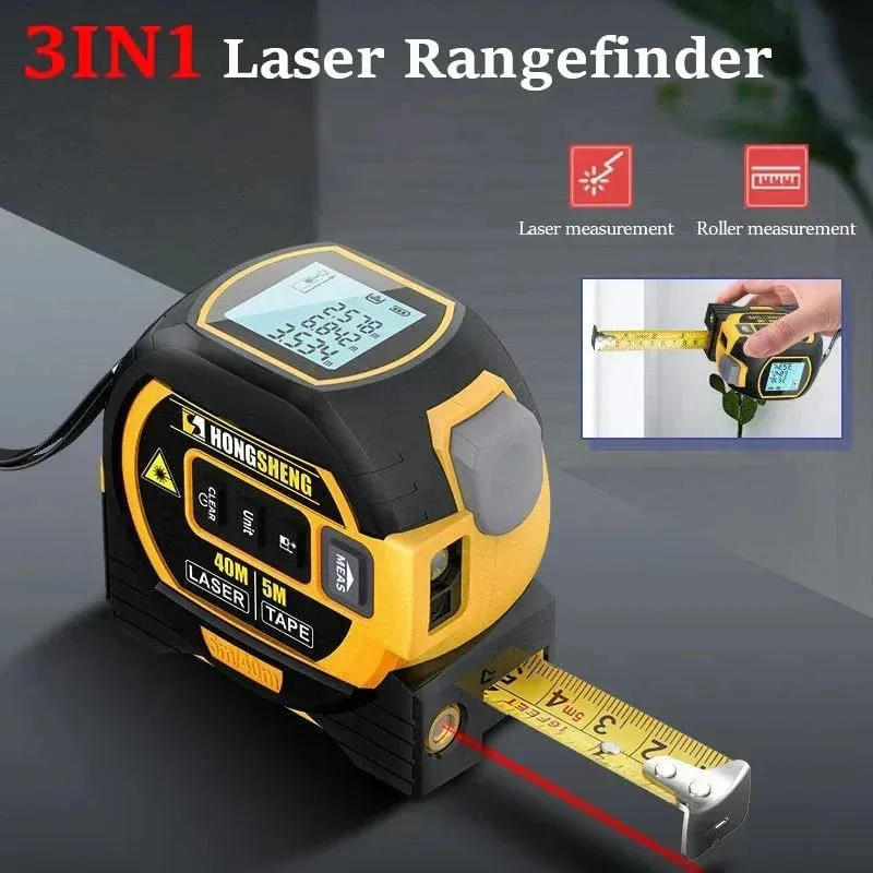 The maximum discount is 49%3-In-1 Infrared Laser Tape Measuring