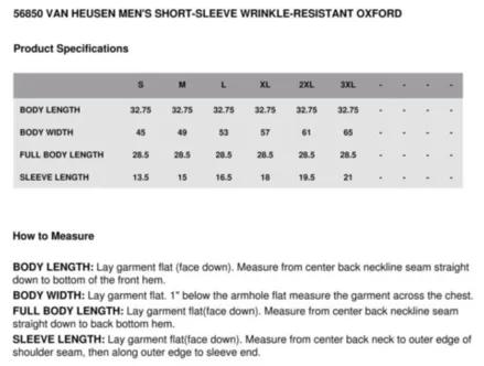 Van Heusen Mens Short Sleeve Shirt • White with Square Pattern