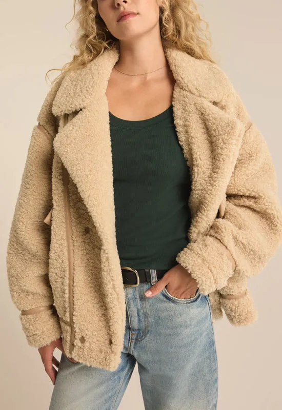 Z Supply - Ari Sherpa Coat Fossil